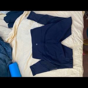 Navy blue Lulus with mesh